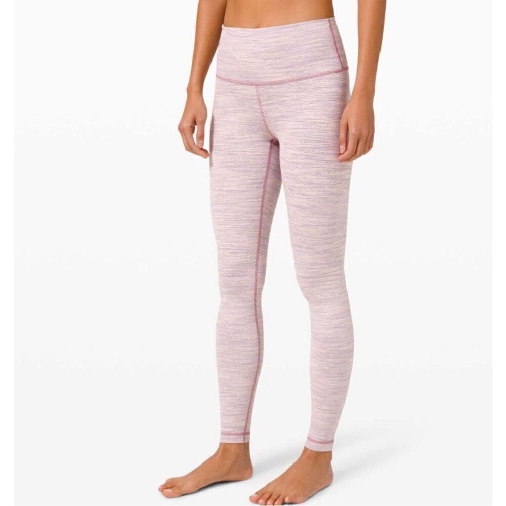 LULULEMON Wunder Under High Rise in Mulberry Currant TIGHT 29” Luon LEGGINGS 6